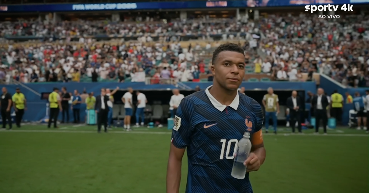 Kylian Mbappé marcou 10 gols nesta edição da Copa do Mundo!! Reprodução / SporTV